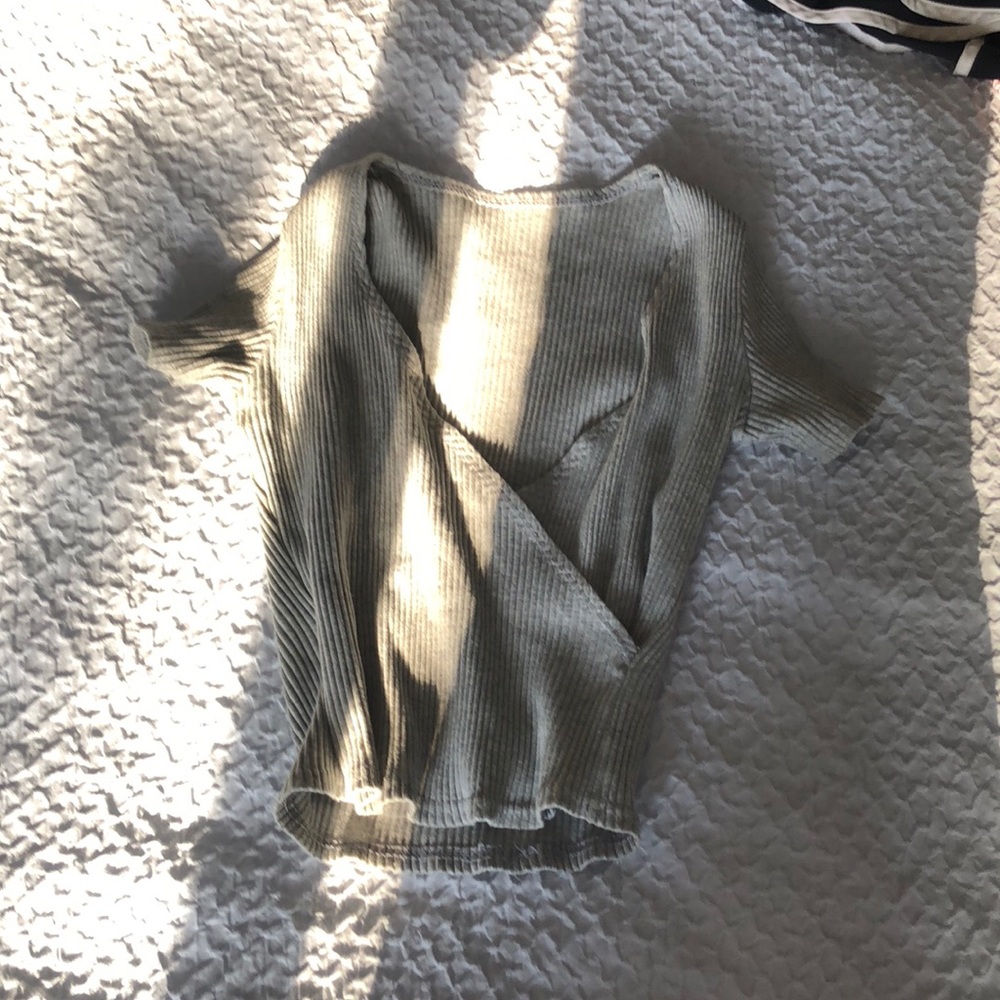 Wrap crop top